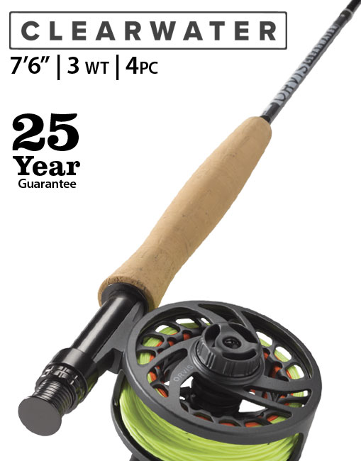 CLEARWATER 3-WEIGHT 7'6" FLY ROD
