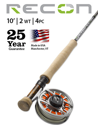 Recon 2-weight 10' Fly Rod (image for) Recon 2-weight 10' Fly Rod