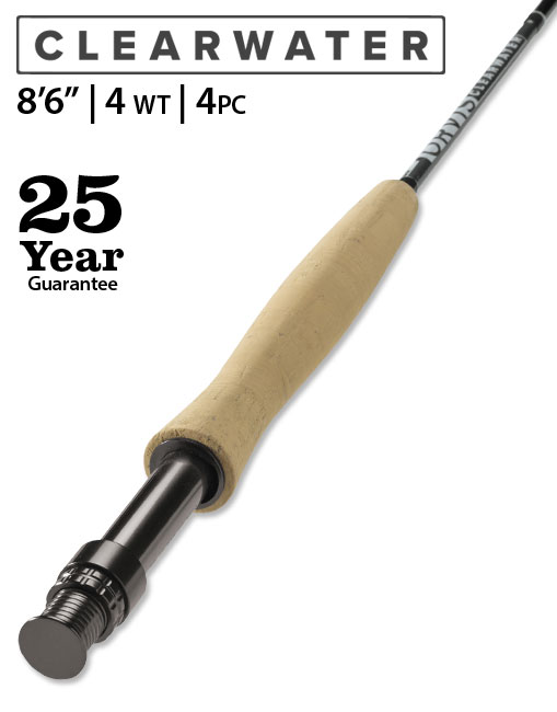 Clearwater® 4 Weight 8'6" Fly Rod (image for) Clearwater® 4 Weight 8'6" Fly Rod